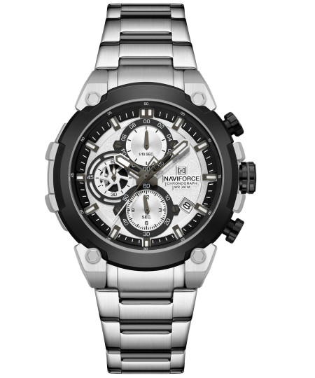 ساعت مچی مردانه نیوی فورس، کد NF8071S/W/S