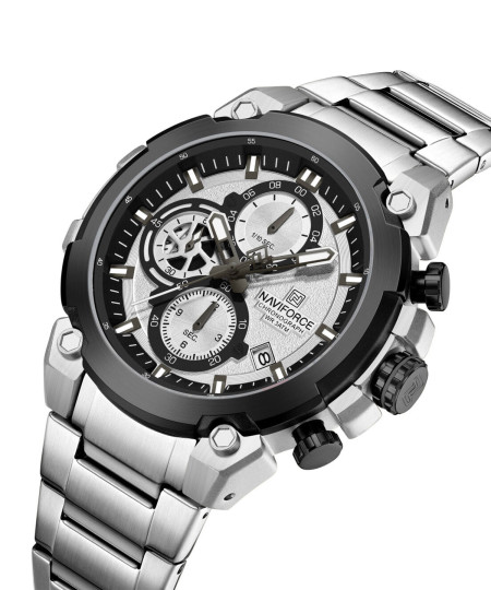 ساعت مچی مردانه نیوی فورس، کد NF8071S/W/S