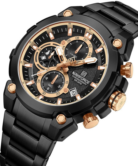 ساعت مچی مردانه نیوی فورس، کد NF8071B/RG/B