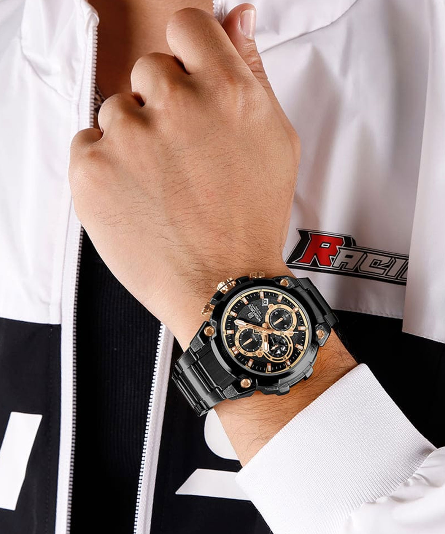 ساعت مچی مردانه نیوی فورس، کد NF8071B/RG/B