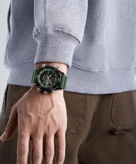 ساعت مچی مردانه نیوی فورس، کد NF9253TB/GN/GN