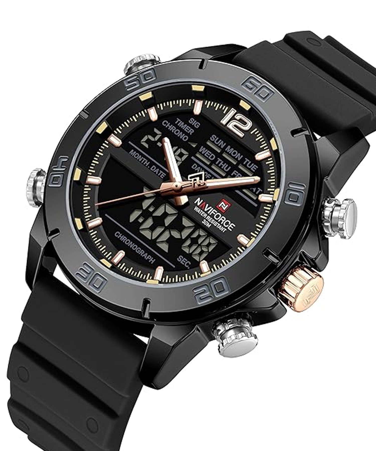 ساعت مچی مردانه نیوی فورس، کد NF9253TB/RG/B