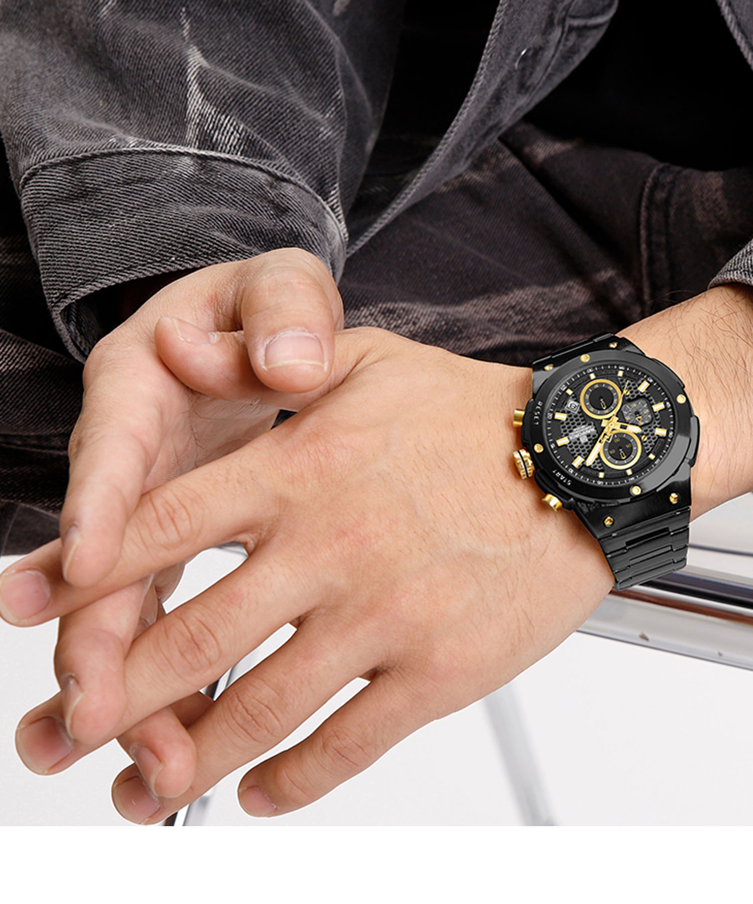 ساعت مچی مردانه نیوی فورس، کد NF8072B/B/B