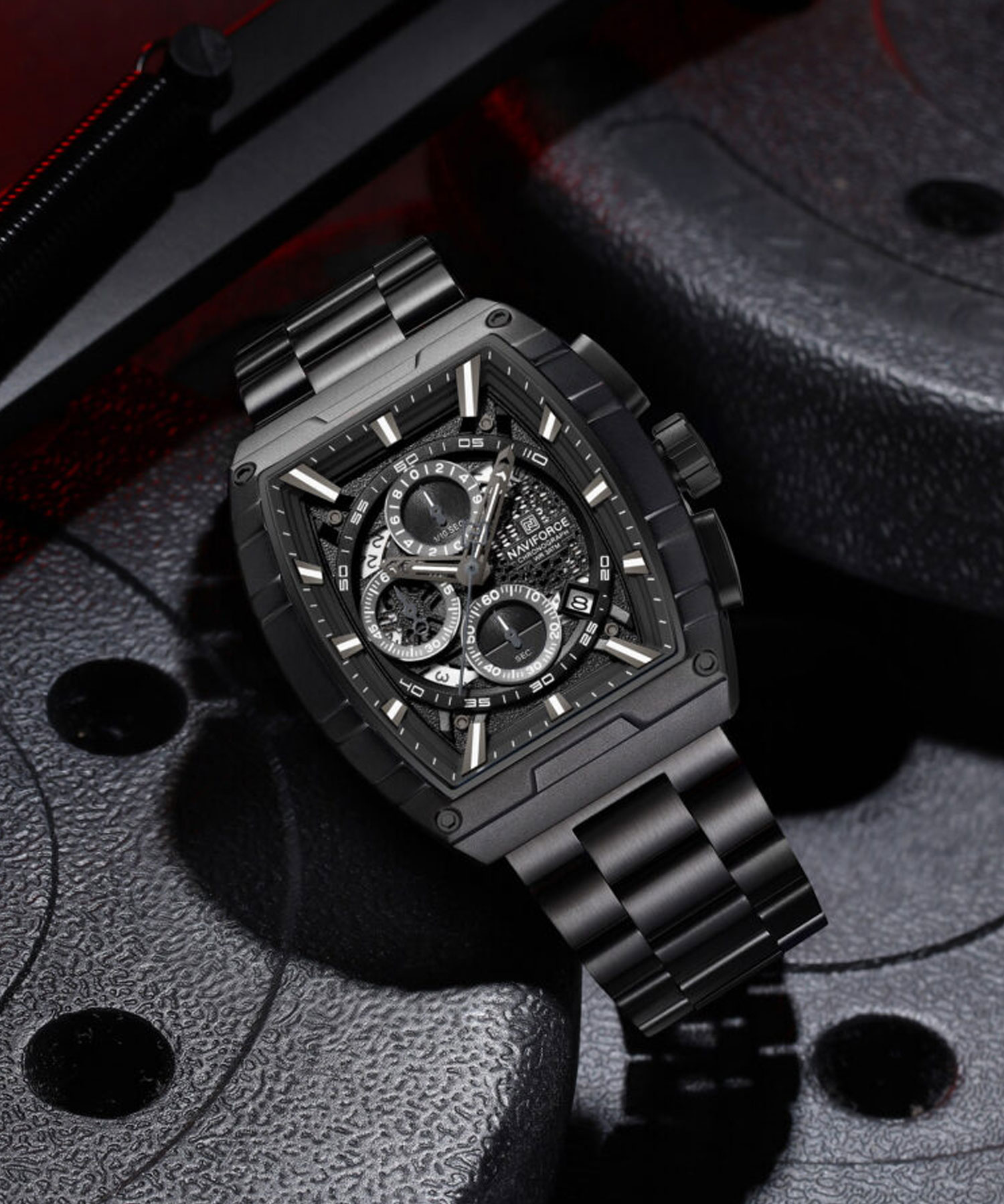 ساعت مچی مردانه نیوی فورس، کد NF8066B/B/B