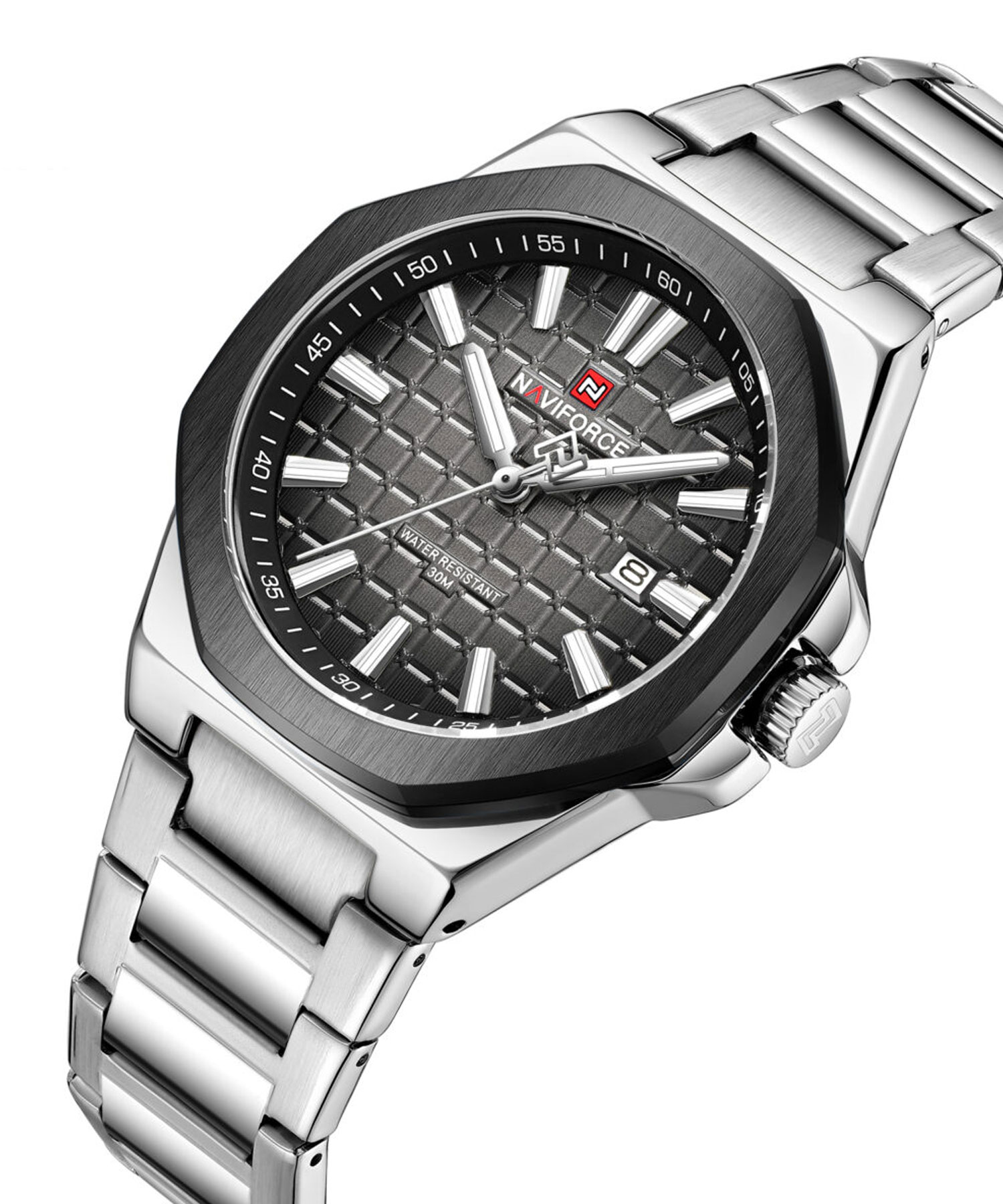 ساعت مچی مردانه نیوی فورس، کد NF9258S/GY/S