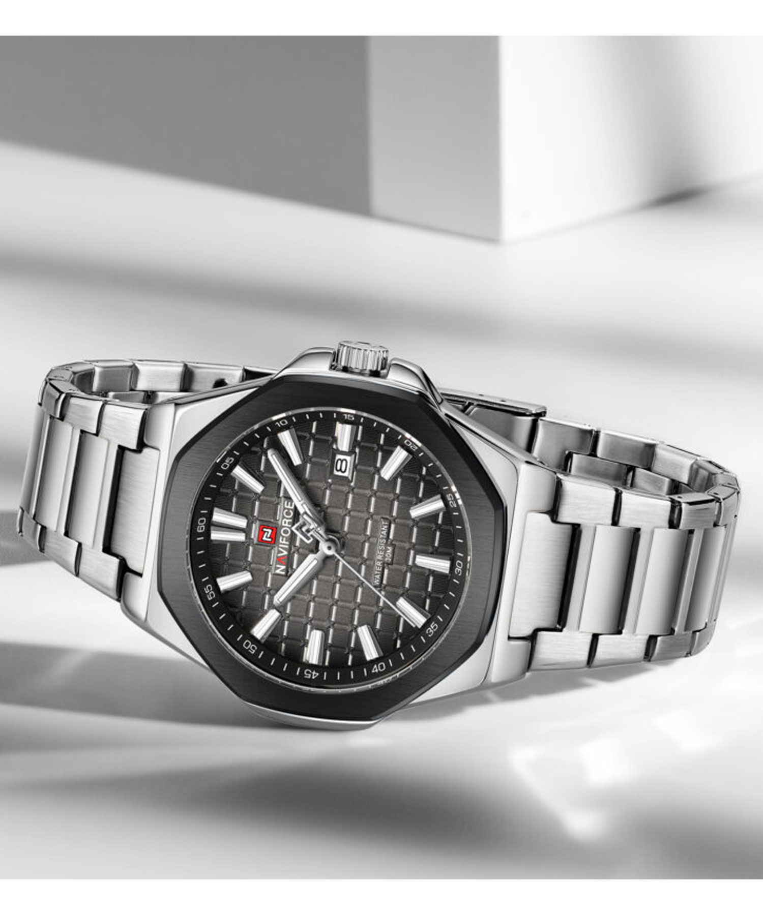ساعت مچی مردانه نیوی فورس، کد NF9258S/GY/S