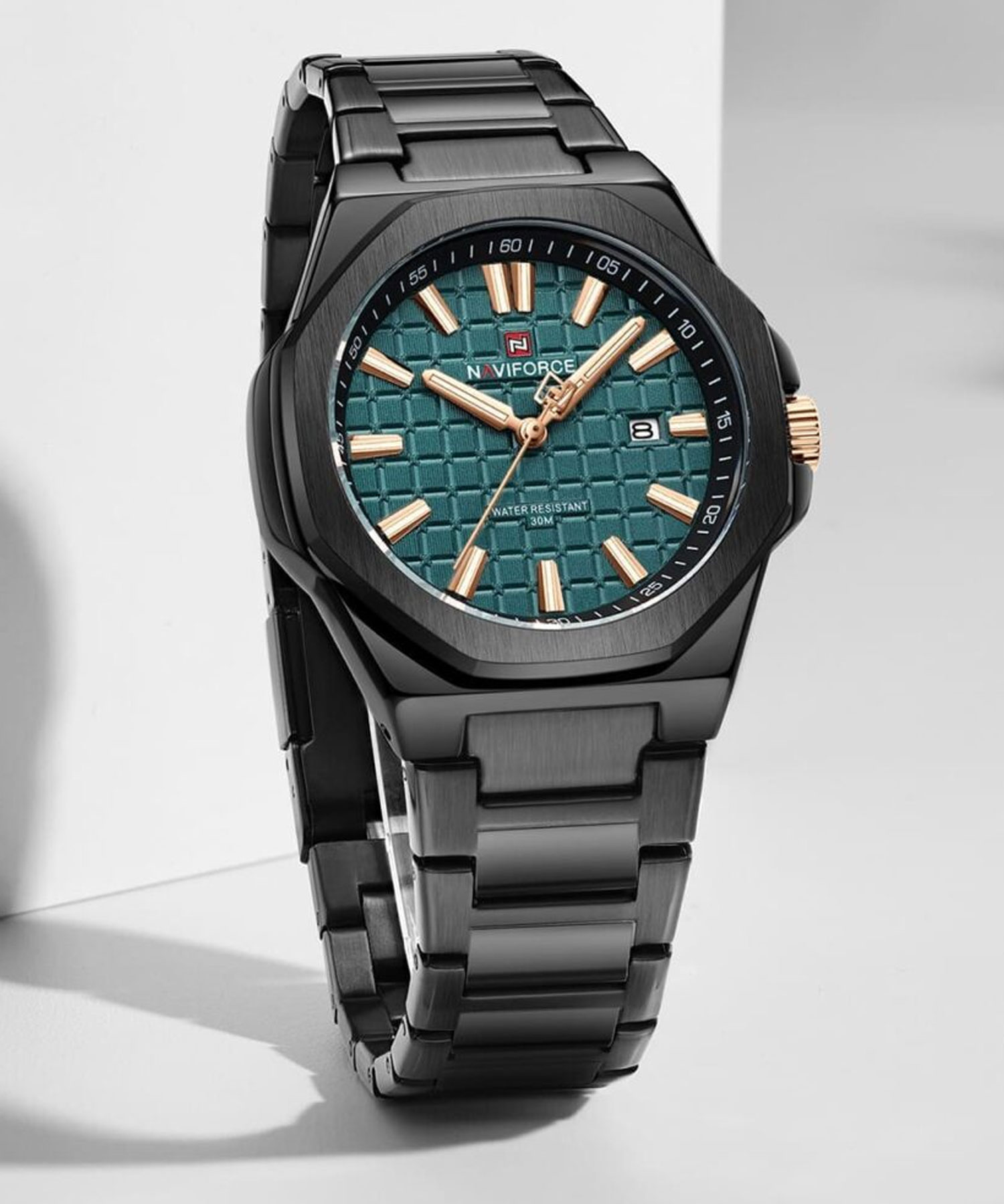 ساعت مچی مردانه نیوی فورس، کد NF9258B/GN/B