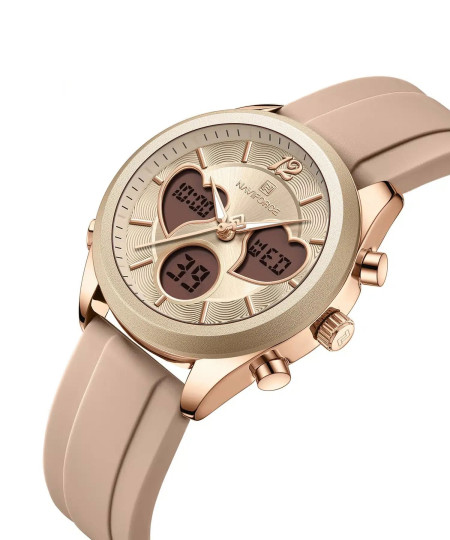 ساعت مچی زنانه نیوی فورس، کد NF5045TRG/RG/RG