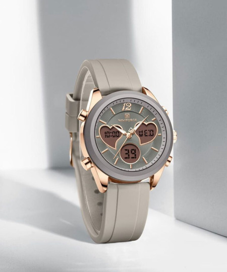 ساعت مچی زنانه نیوی فورس، کد NF5045TRG/B.GY/B.GY