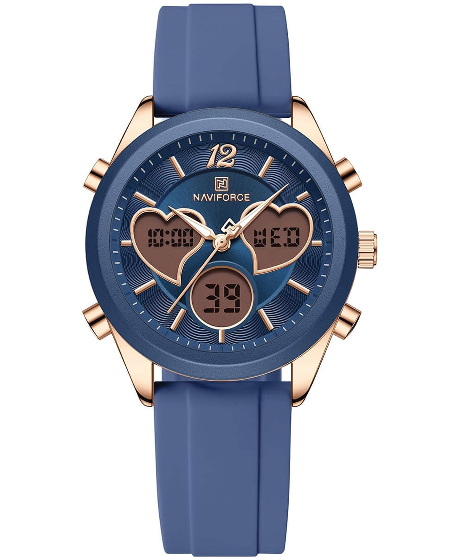 ساعت مچی زنانه نیوی فورس، کد NF5045TRG/BE/BE