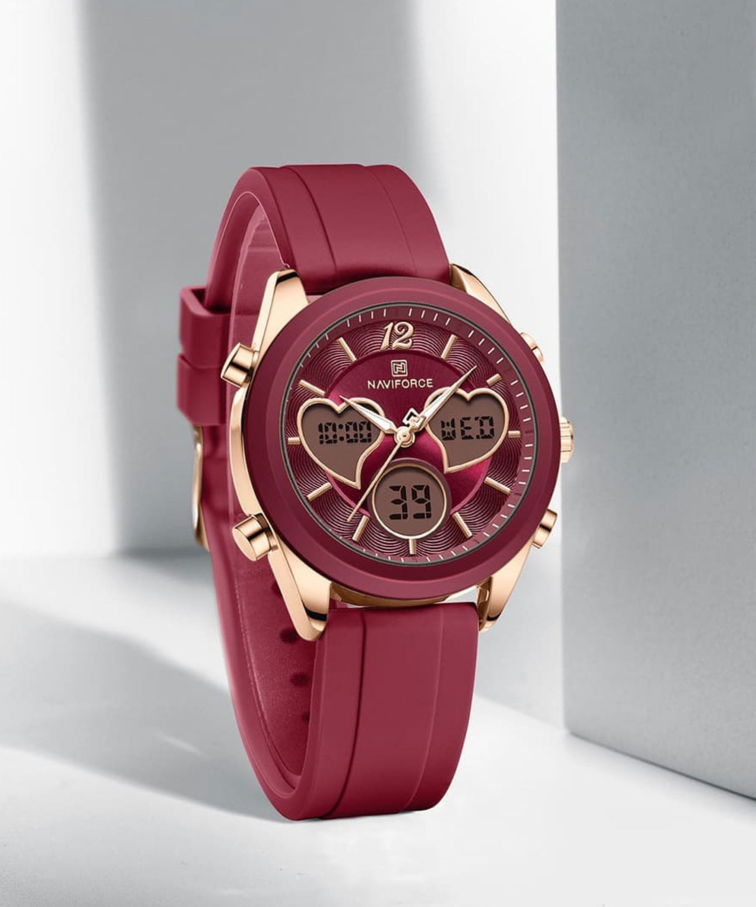 ساعت مچی زنانه نیوی فورس، کد NF5045TRG/R/R