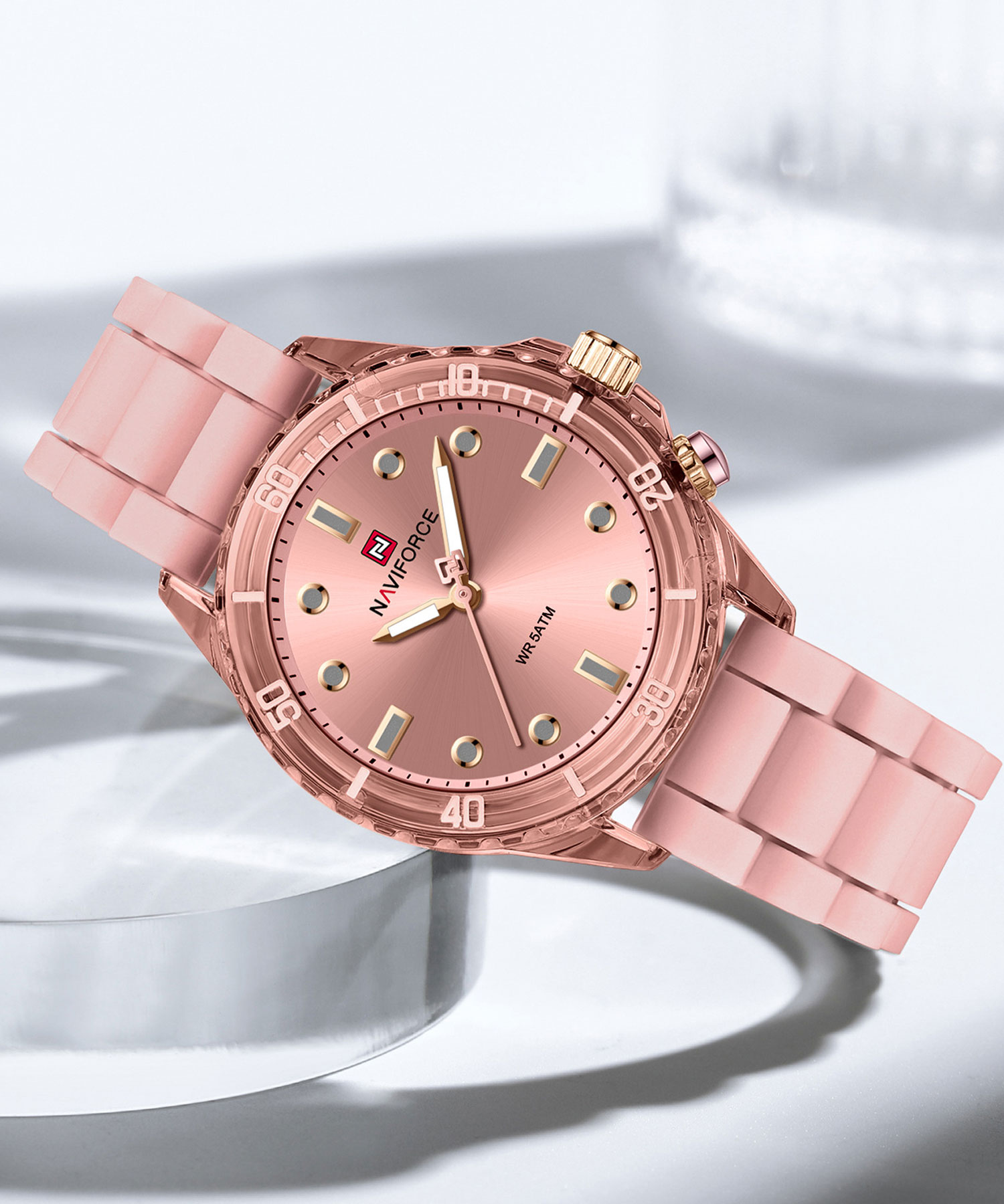 ساعت مچی زنانه نیوی فورس، کد NF7115P/P