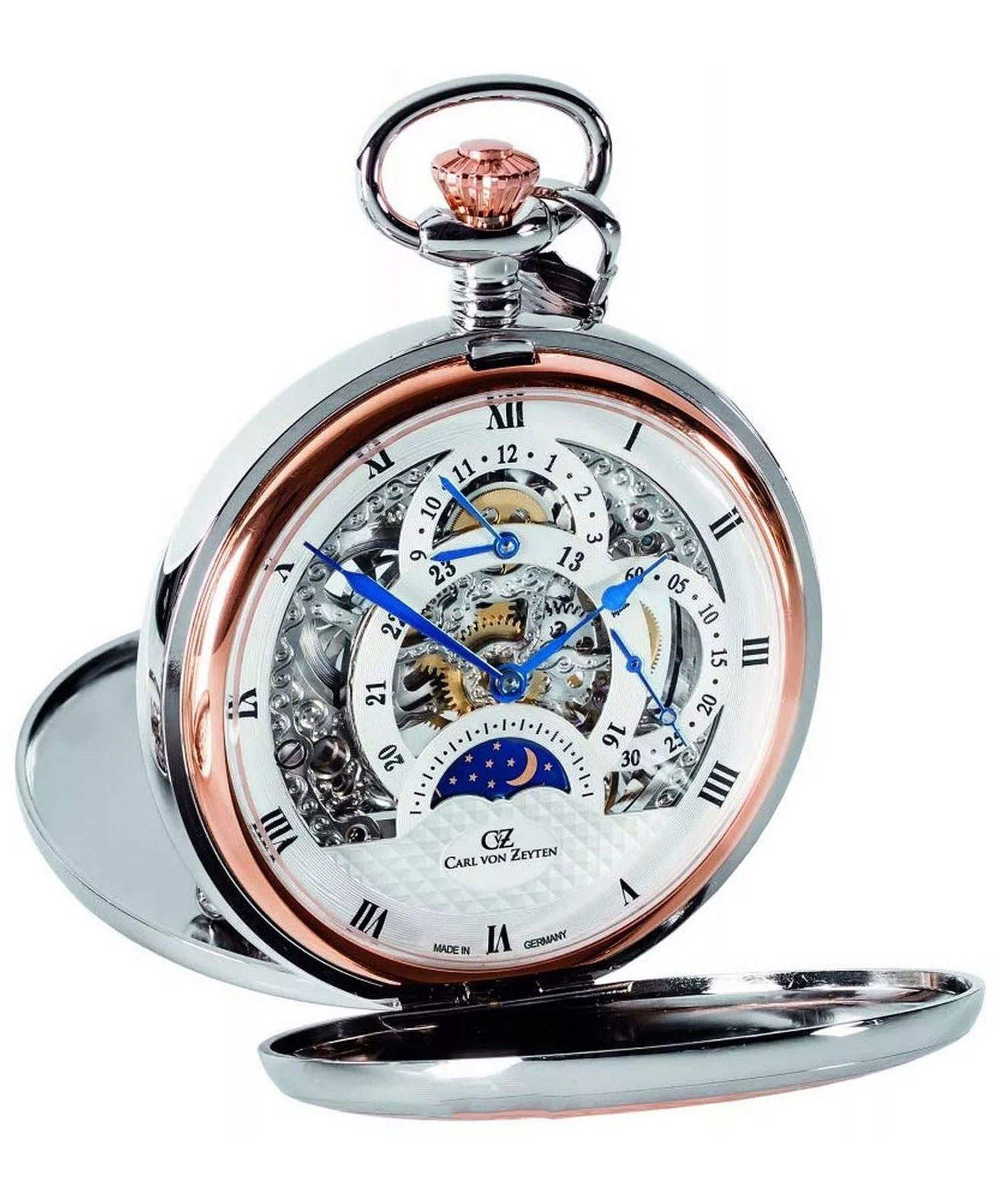 ساعت جیبی مردانه کارل ون زیتن، کد CVZ0040RSL
