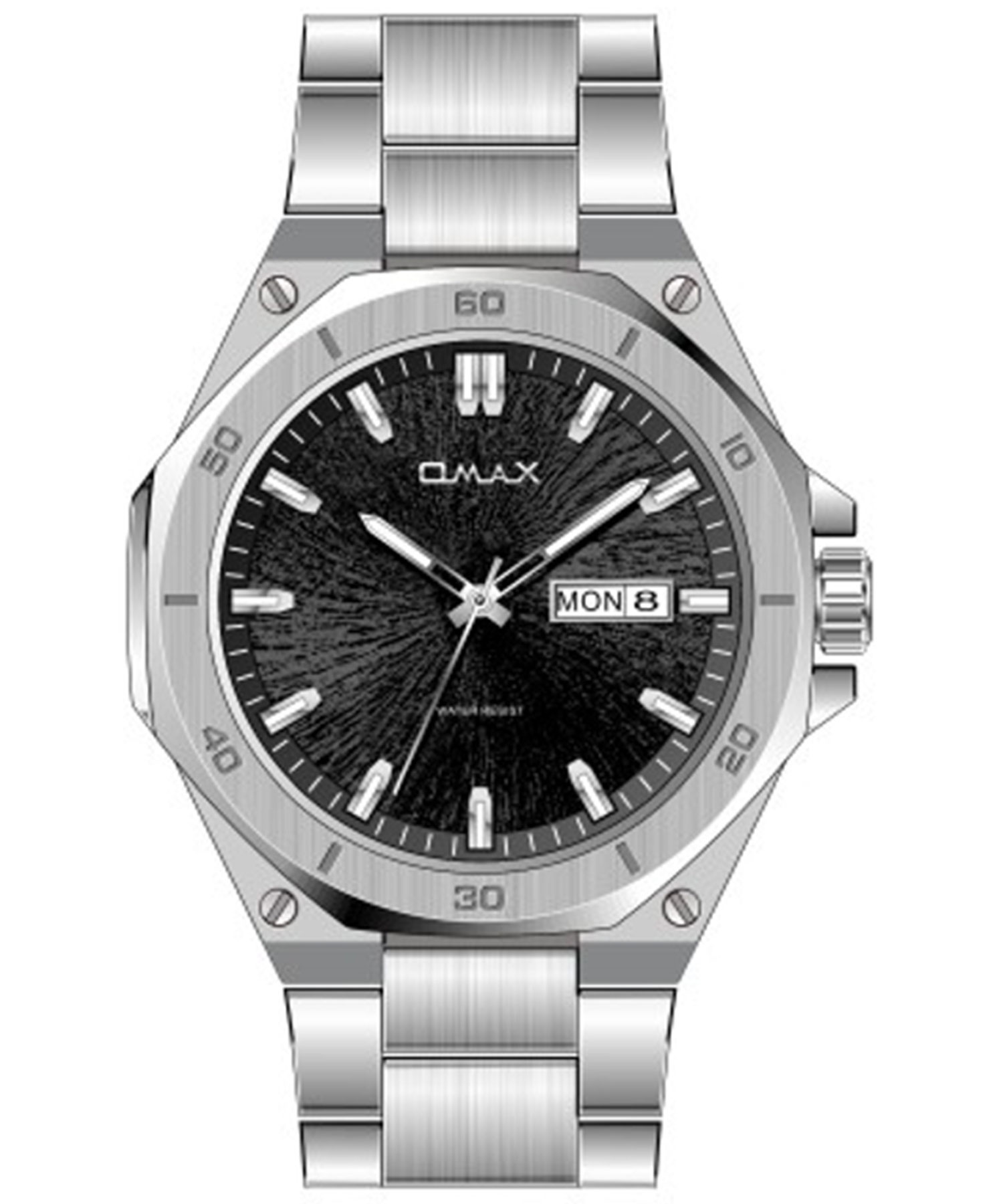 ساعت مچی مردانه اوماکس ، زیرمجموعه یونیورسال ، کد SQ_DT007P23I