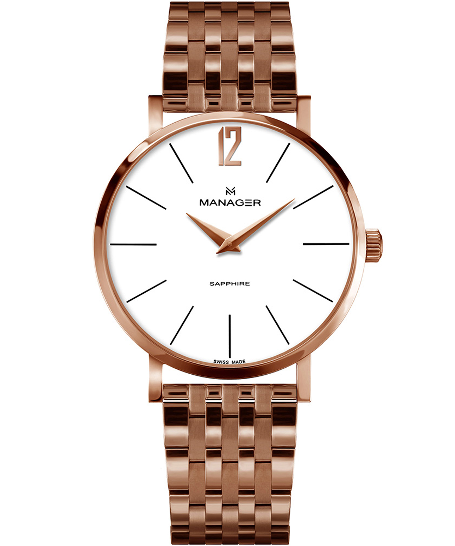 ساعت مچی مردانه منیجر، کد MAN-PS-01-RM