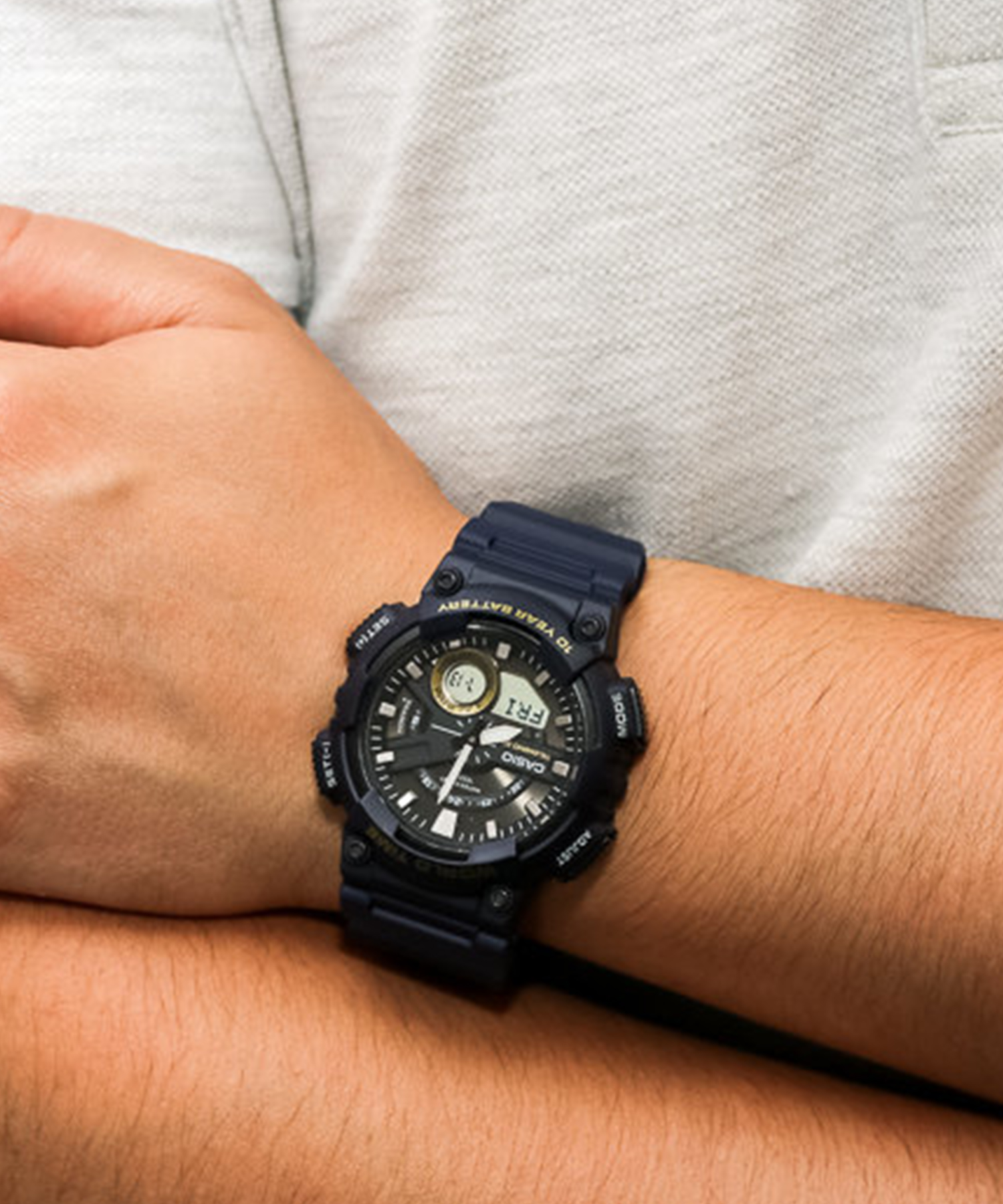 ساعت مچی مردانه کاسیو، زیرمجموعه Standard، کد AEQ-110W-2AVDF