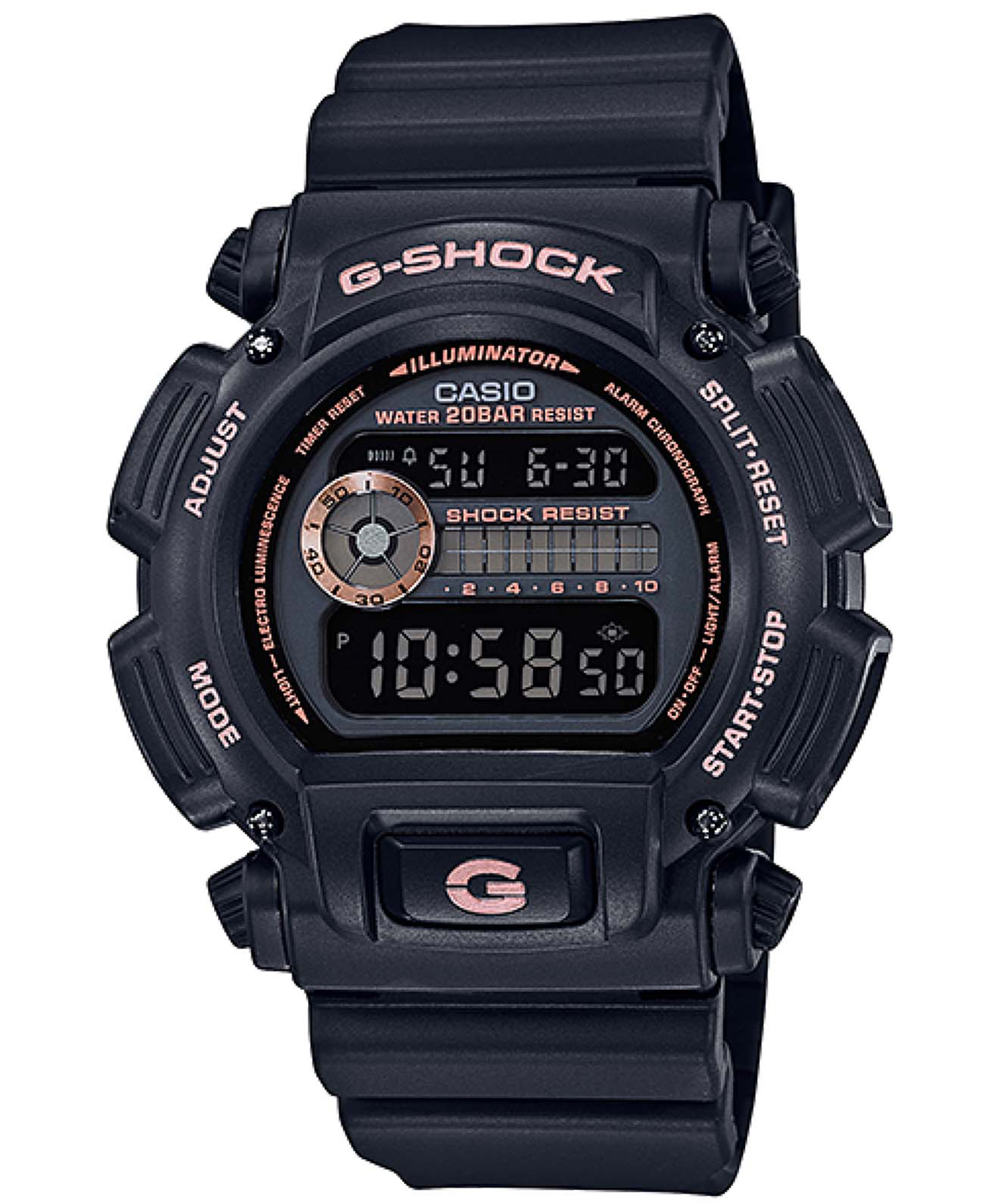 ساعت مچی مردانه کاسیو، زیرمجموعه G-Shock, کد DW-9052GBX-1A4DR