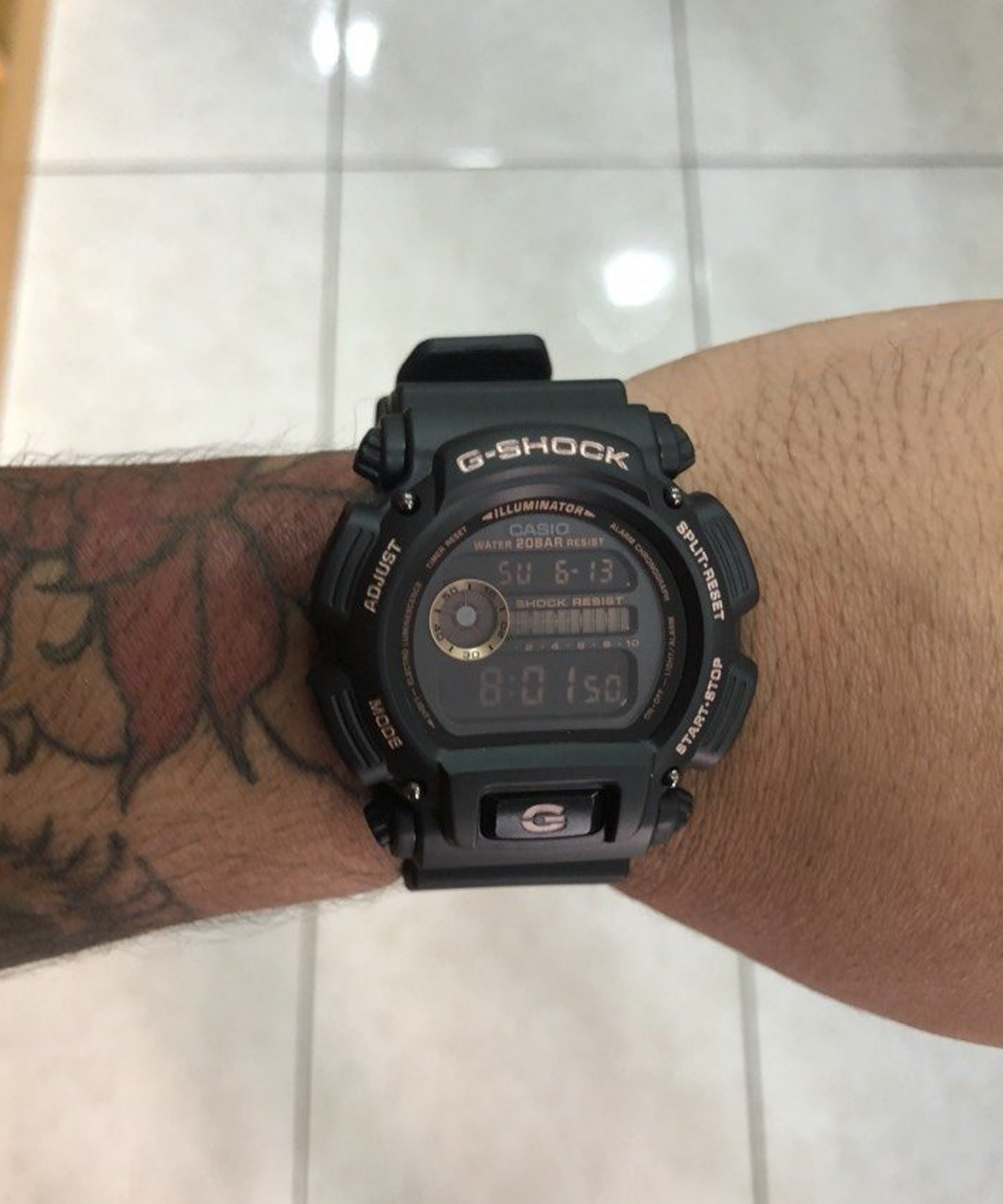 ساعت مچی مردانه کاسیو، زیرمجموعه G-Shock, کد DW-9052GBX-1A4DR